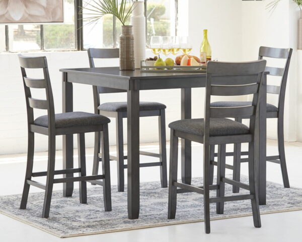Bridson - Gray - Square Counter TBL Set (Set of 5) - Image 6