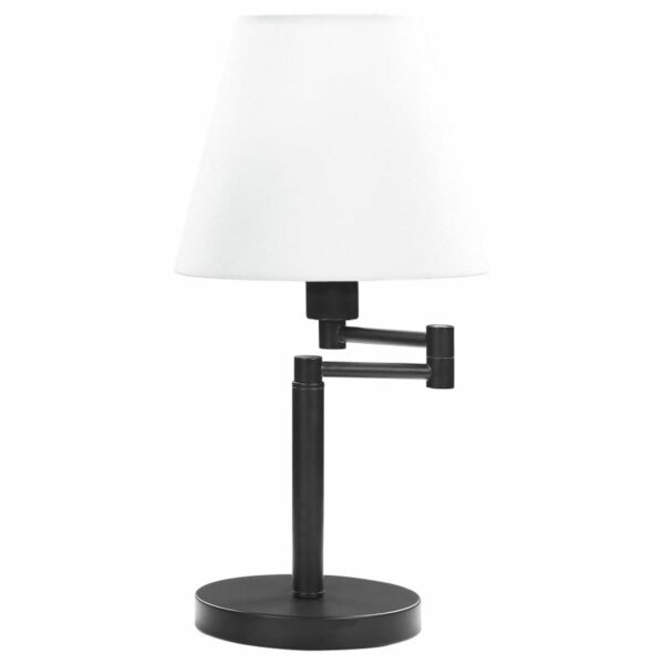 Colombe - Rotatable Frame Table Lamp - Off White And Matte Black - Image 6