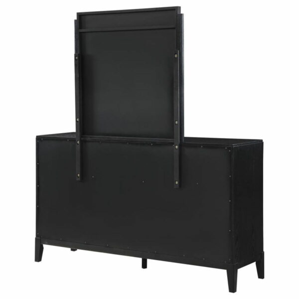 Brookmead - 8-drawer Bedroom Dresser With Mirror - Black - Image 11