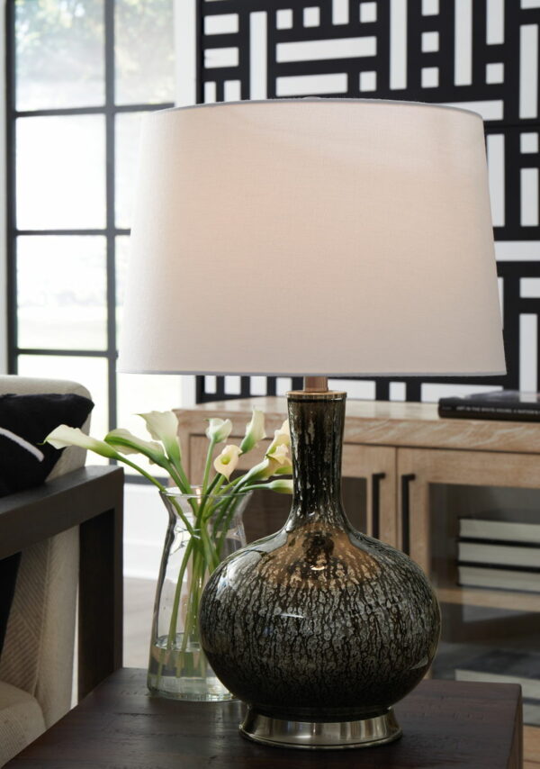 Tenslow - Antique Black - Glass Table Lamp - Image 5