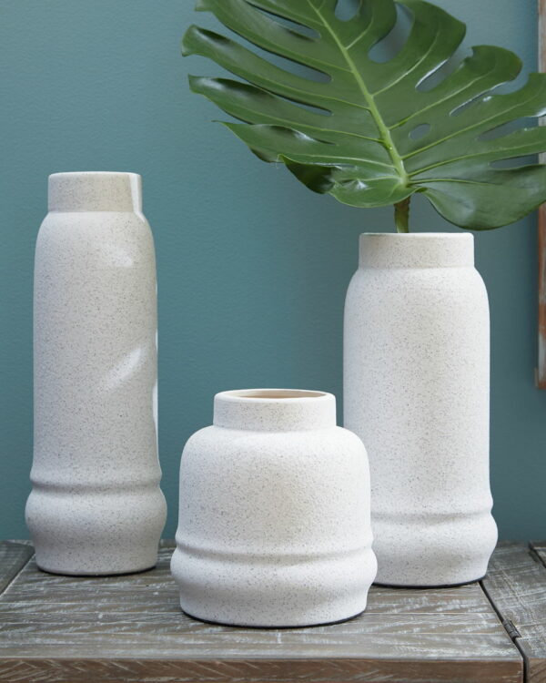 Jayden - White - Vase Set (Set of 3) - Image 3