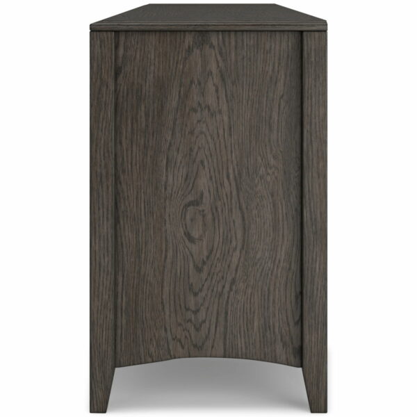 Montillan - Grayish Brown - 84" TV Stand With Electric Fireplace - Image 2