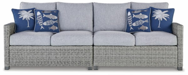 Naples Beach - Light Gray - Raf/laf Loveseat W/Cush (Set of 2) - Image 6