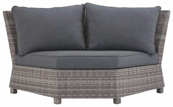 Salem Beach - Dark Gray - 5 Pc. - Sectional Lounge Set - Image 7