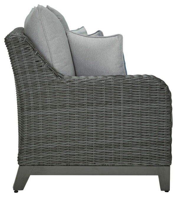 Elite Park - Gray - Sofa With Cushion - Image 4