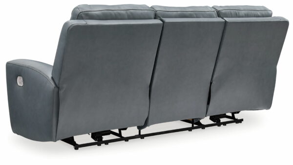 Mindanao - Steel - 2 Pc. - Power Reclining Sofa, Power Reclining Loveseat with Console - Image 7