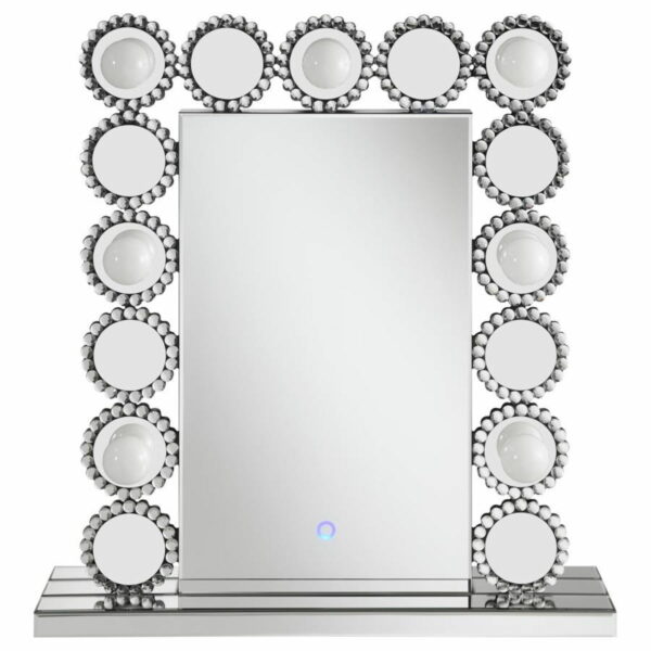 Aghes - Rectangular Table - Mirror With Led Lighting Mirror - Image 6