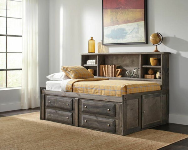 Wrangle Hill - Twin Storage Daybed - Gun Smoke - Image 2