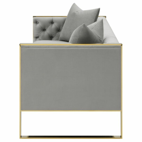Eastbrook - Tufted Back Sofa - Gray - Image 13