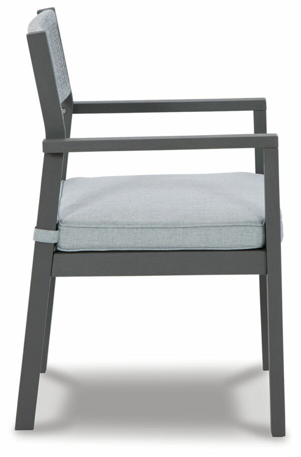 Eden Town - Gray / Light Gray - Arm Chair With Cushion (Set of 2) - Image 7