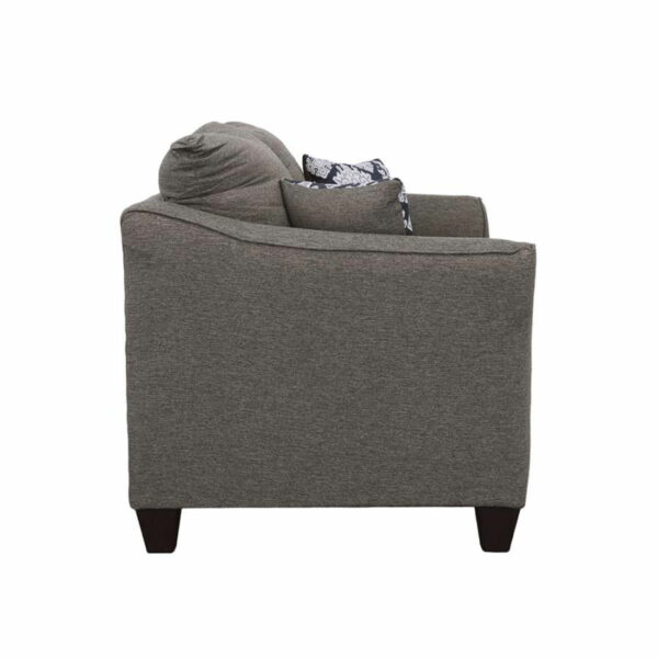 Salizar - Flared Arm Loveseat - Gray - Image 2