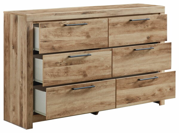 Hyanna - Tan Brown - Six Drawer Dresser - Image 4