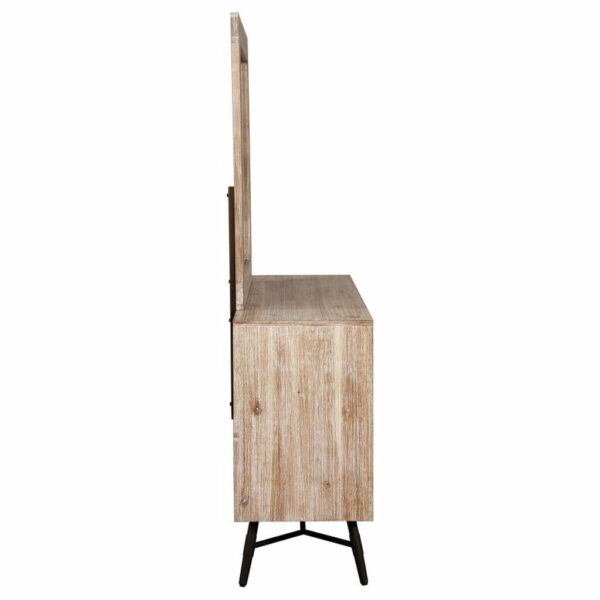 Marlow - 6-drawer Dresser With Mirror - Rough Sawn Multi - Image 6