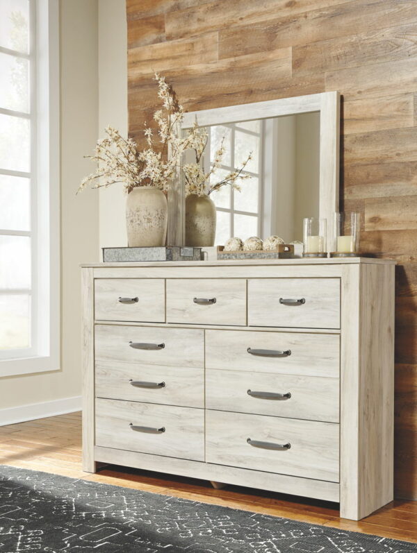 Bellaby - Dresser, Mirror, Platform Bed With Storage Drawers Set - Image 7