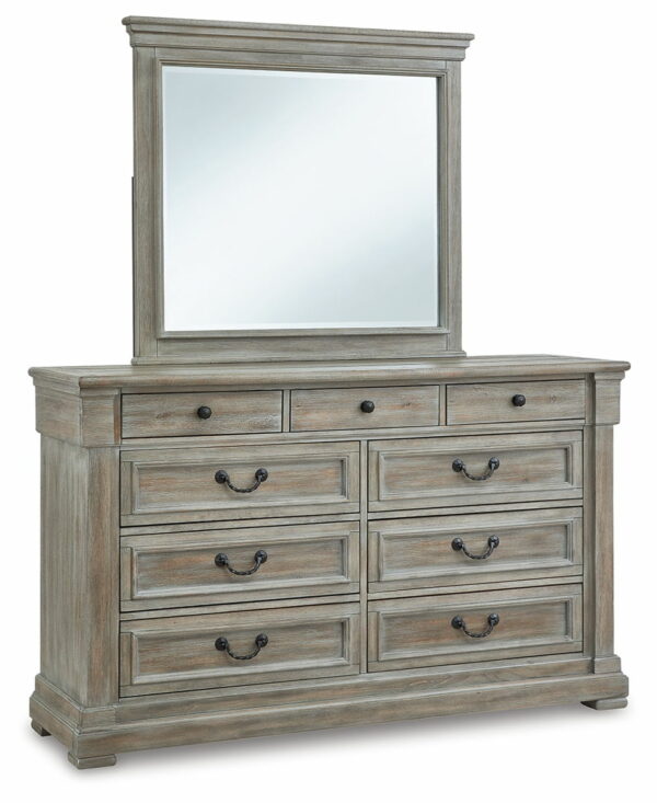 Moreshire - Bisque - Dresser, Mirror - Image 6