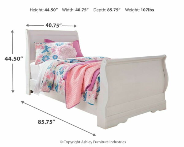 Anarasia - Kids Sleigh Bed Set - Image 8