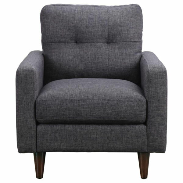 Watsonville - Tufted Back Chair - Gray - Image 9