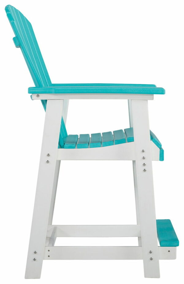 Eisely - Turquoise / White - Barstool (Set of 2) - Image 2