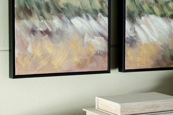 Dansot - Green / Brown - Wall Art Set (Set of 2) - Image 3