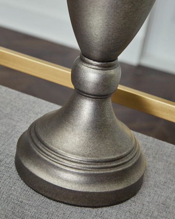 Doraley - Antique Silver Finish - Metal Table Lamp (Set of 2) - Image 5