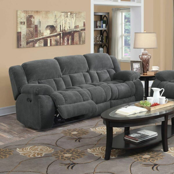 Weissman - Pillow Top Arm Motion Sofa - Charcoal - Image 4