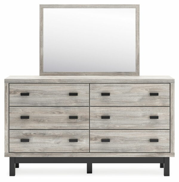 Vessalli - Gray - Dresser And Mirror - Image 4