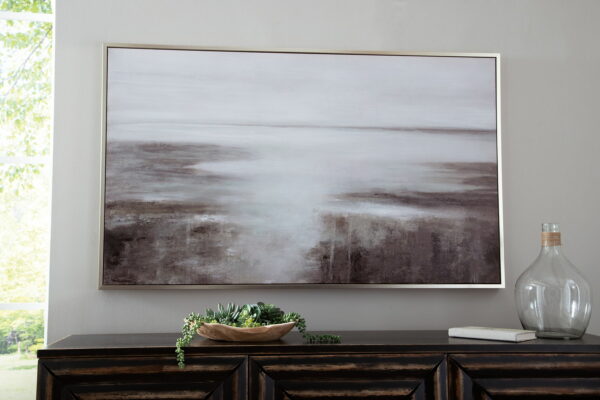 Chasemont - Gray / White - Wall Art - Image 4