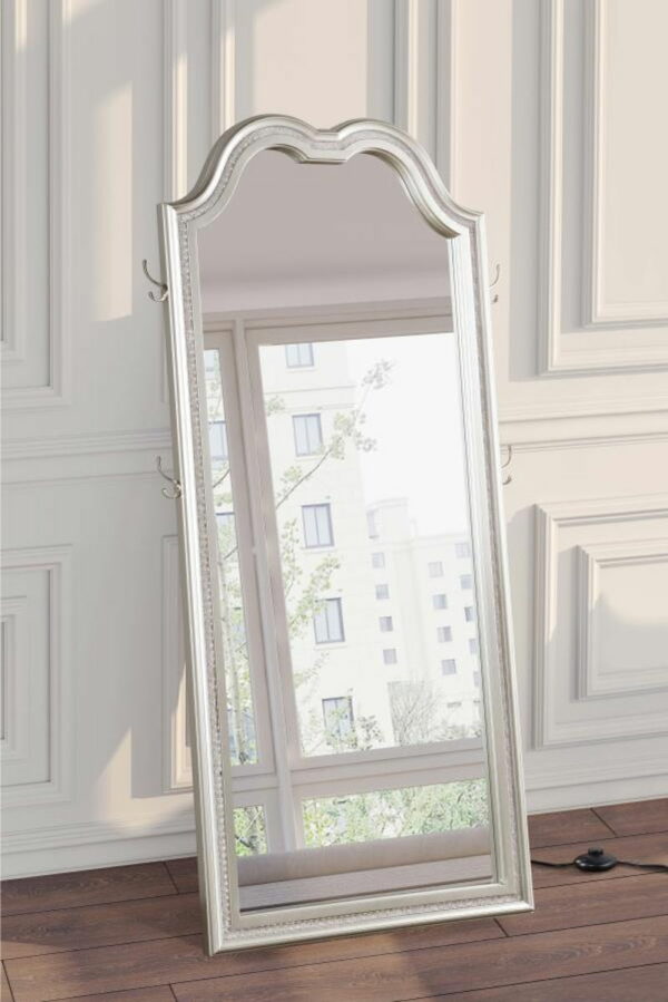 Evangeline - Full Length Led Floor Mirror - Silver Oak - Image 9