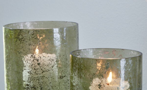 Clarkton - Green - Candle Holder Set (Set of 2) - Image 2