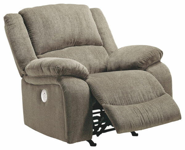 Draycoll - Pewter - Power Rocker Recliner - Image 3