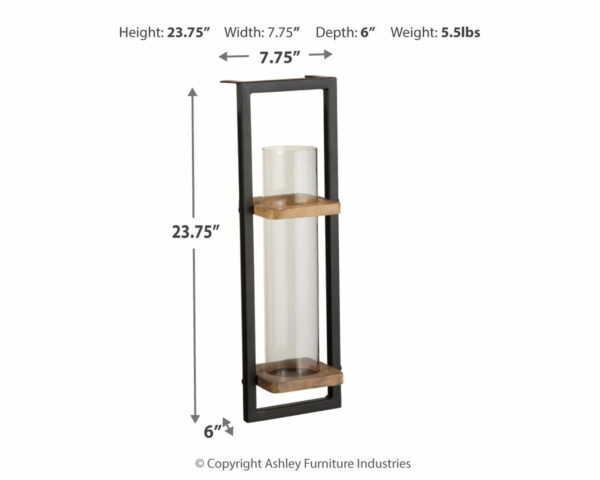 Colburn - Natural / Black - Wall Sconce - Image 4
