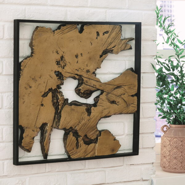 Fabiana - Black / Gold Finish - Wall Decor - Image 3