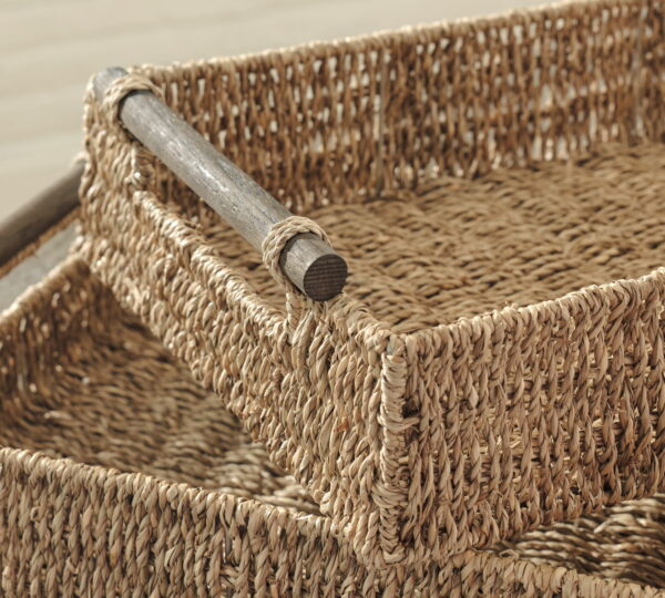 Halima - Tan - Tray Set (Set of 2) - Seagrass - Image 4