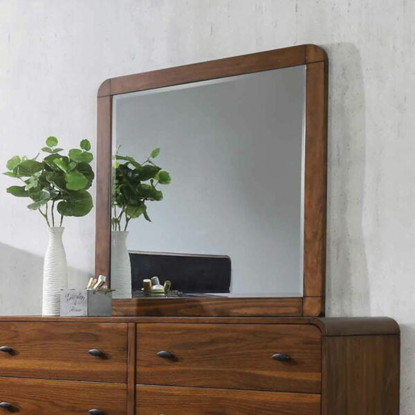 Robyn - Rectangular Dresser Mirror - Dark Walnut - Image 3