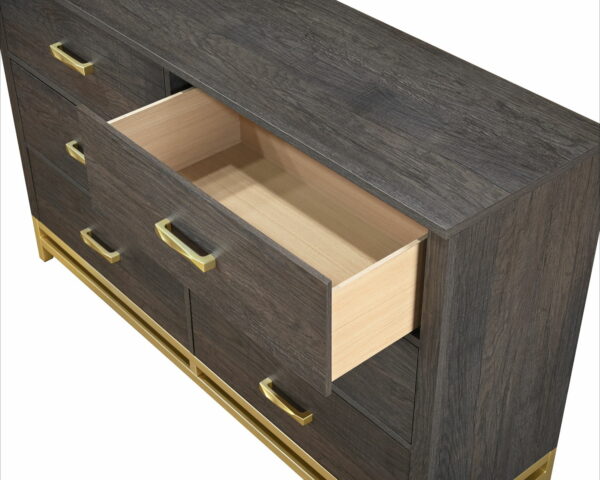 Trevor - Dresser & Mirror - Brown - Image 2
