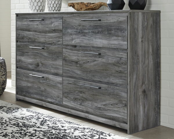 Baystorm - Gray - Six Smooth Drawer Dresser - Image 6