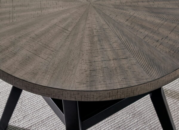 Corloda - Black / Gray - Round Drm Table Set (Set of 5) - Image 14