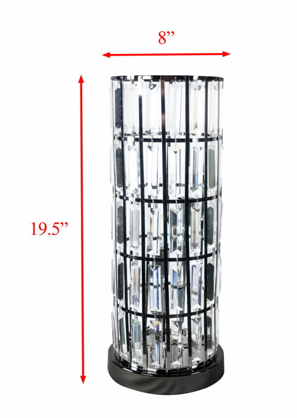 Column - Table Lamp Nickel - Black - Image 2