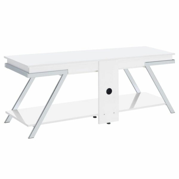 Marcia - 60" TV Stand - White High Gloss - Image 3