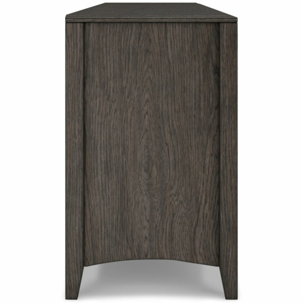 Montillan - Grayish Brown - 84" TV Stand With Electric Fireplace - Image 3