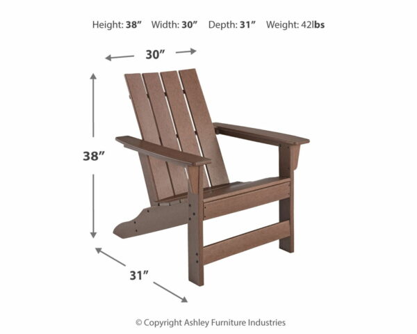 Emmeline - Brown - Adirondack Chair - Image 4