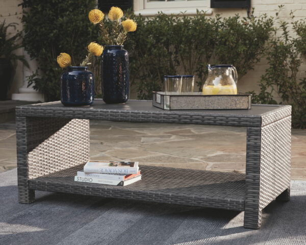 Salem Beach - Dark Gray - 5 Pc. - Sectional Lounge Set - Image 5