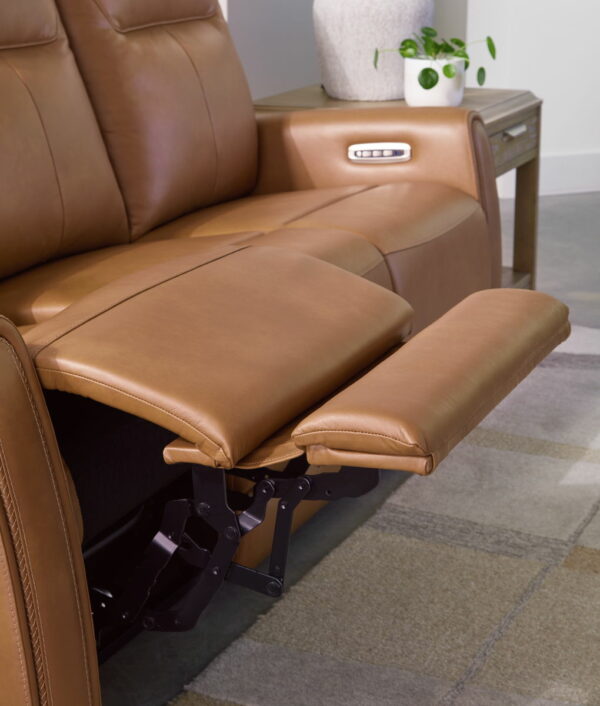 Tryanny - Butterscotch - Power Reclining Sofa With Adj Headrest - Image 7