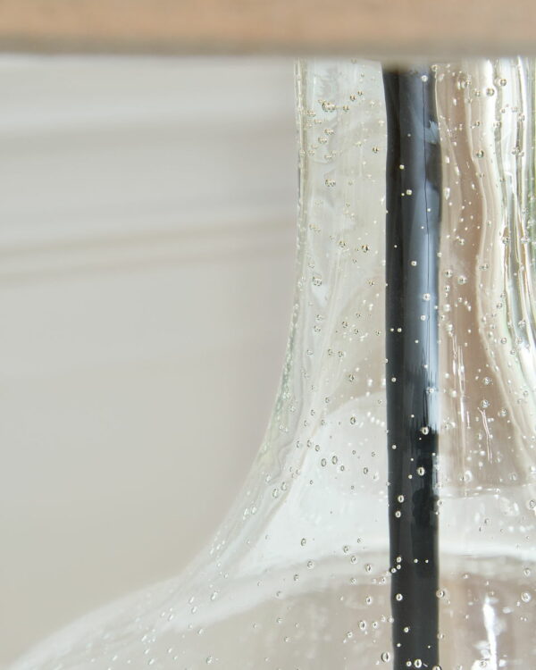 Gregsby - Clear / Black - Glass Table Lamp (Set of 2) - Image 3