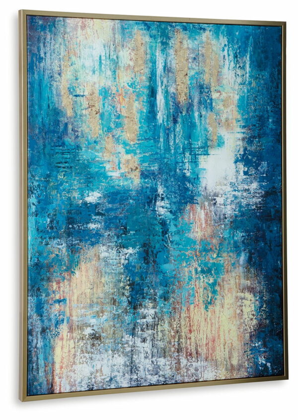 Scarlite - Teal / Gold Finish - Wall Art - Image 8