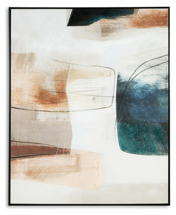 Reedford - White / Gray / Pink - Wall Art - Image 8