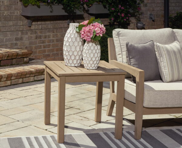 Hallow Creek - Driftwood - Square End Table - Image 3
