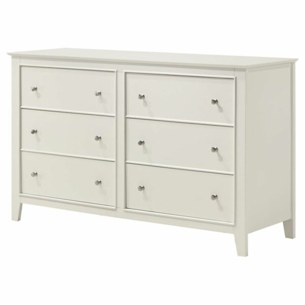 Selena - 6-Drawer Dresser - Buttermilk - Image 2