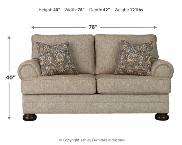 Kananwood - Oatmeal - Loveseat - Image 5