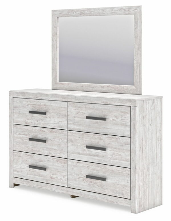 Cayboni - Whitewash - Dresser And Mirror - Image 4